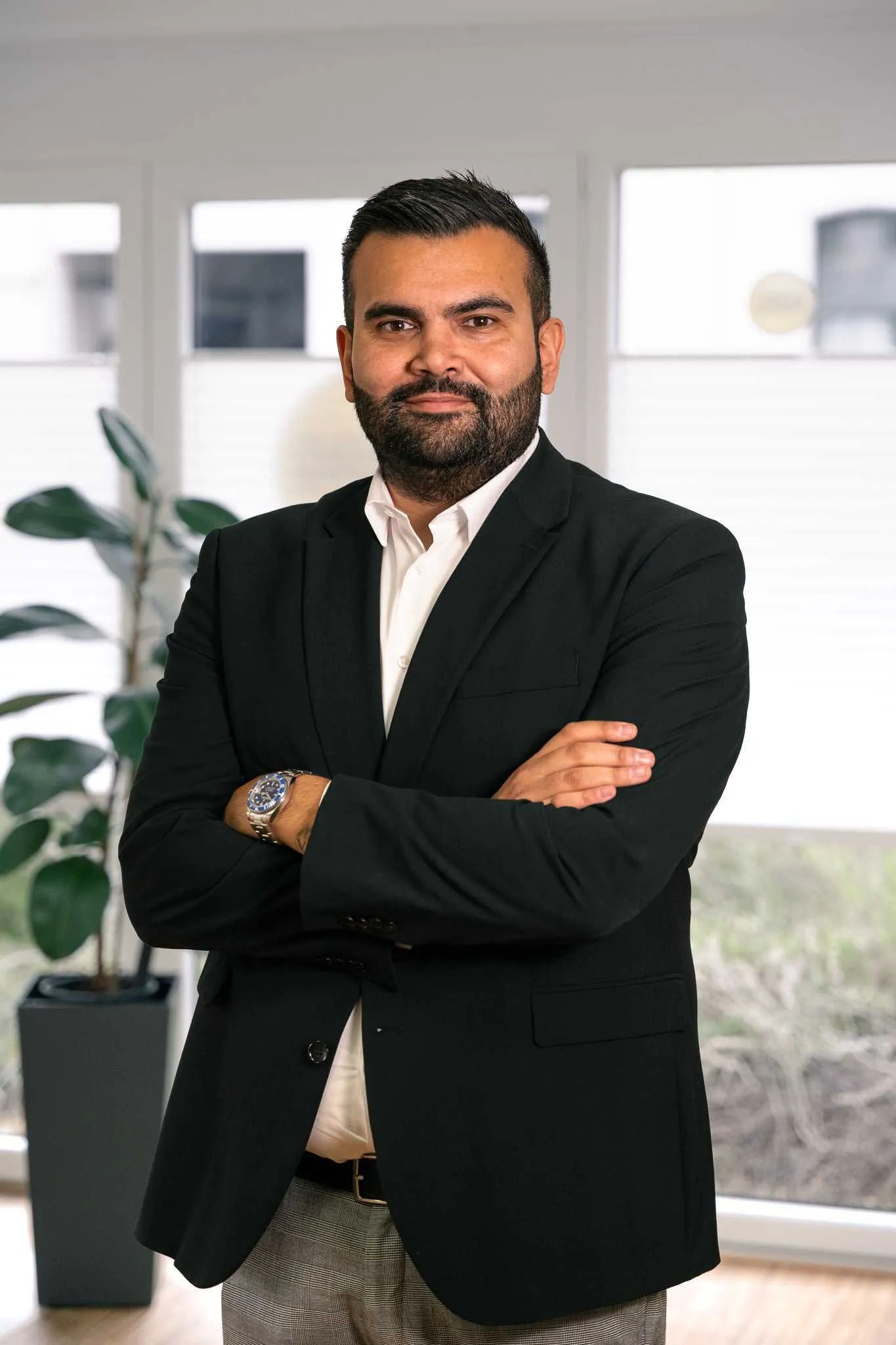 Galal Sattar in seinem Büro in der Nürnberger Südstadt
